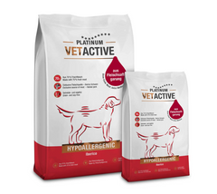 Platinum Vet Active Hypoallergenic Напіввологий гіпоалергенний корм при харчовій алергії та непереносністю для собак всіх порід 15 кг