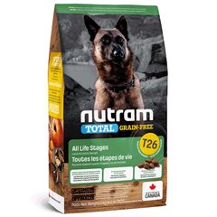 Nutram T26 Total GF Холістик, для собак всіх життєвих стадій, з ягням та сочевицею, без зерновий 20кг