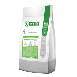 Nature's Protection Active for Adult All Breed Dogs with Poultry Сухий корм з м'ясом птиці для дорослих спортивних, мисливських та службових собак, 18 кг