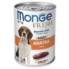 Monge Dog Fresh Adult Duck - Консерви для дорослих собак з качкою, 400 г