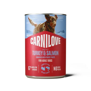 Carnilove Salmon & Turkey Влажный корм с лососем и индейкой для собак, 400 г