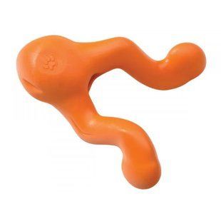 West Paw Tizzi Small Tangerine Іграшка для ласощів для собак, 11 см