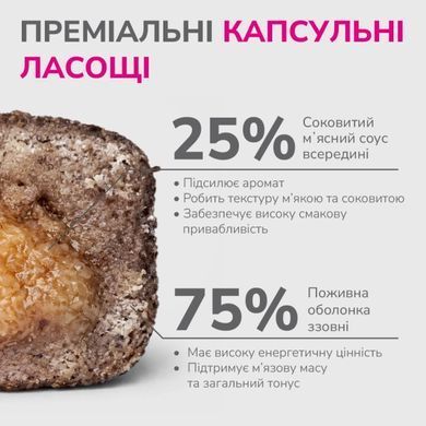 LK Baits Pet Nutrigo Treat Rabbit Функціональні ласощі з кроликом та яловичим соусом (&Oslash; 12 мм) для собак , 150 г