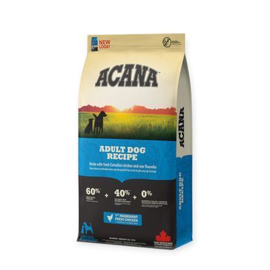 Acana Adult Dog Recipe Сухой корм для собак всех пород, 17 кг