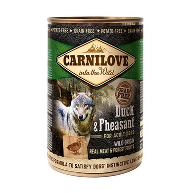 Carnilove Dog Duck&Pheasant - Паштет с мясом утки и фазана для взрослых собак всех пород, 400 г