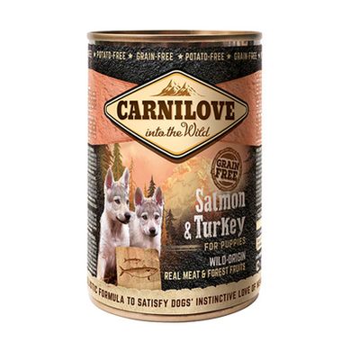 Carnilove Puppy Salmon&Turkey - Паштет с лососем и индейкой для щенков всех пород (1-12 месяцев), 400 г