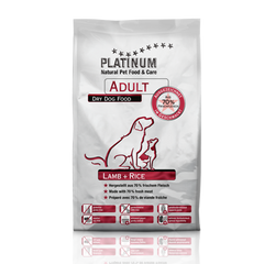 Platinum Adult Lamb and Rice Напіввологий корм з ягня з рисом для собак всіх порід 15 кг