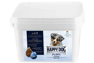 Happy Dog Puppy Starter Lamm&Reis Сухой корм с ягненком и рисом для щенков с 4-6 недели жизни, 4 кг