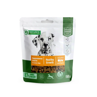 Nature's Protection Poultry Healthy Growth Лакомство с мясом птицы для собак юниоров, 150 г