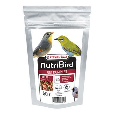 Versele-Laga NutriBird Uni Komplet Верселе-Лага Нутріберд Повнораціонний екструдований корм для фрукто- та комахоїдних птахів малих видів, 50 г