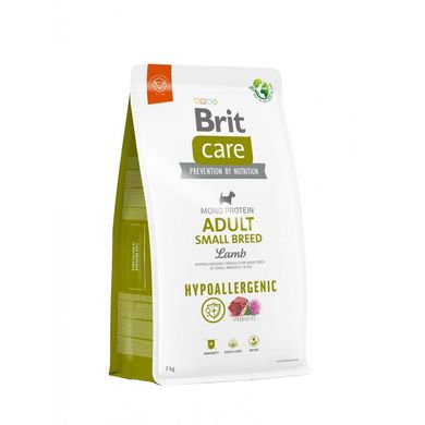 Brit Care Dog Hypoallergenic Adult Small Breed - Сухой гипоаллергенный корм с ягненком для взрослых собак малых пород, 7 кг