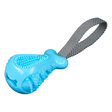 Игрушка AnimAll GrizZzly Куриная ножка с пищалкой для собак, цвет синий, 25&times;7,2&times;5,8 см