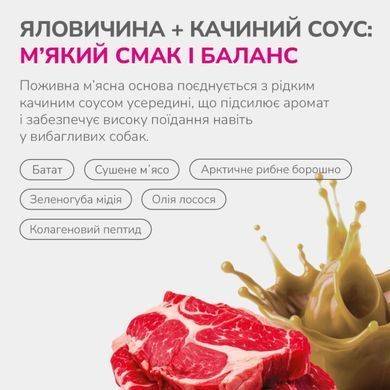 LK Baits Pet Nutrigo Treat Veal Функціональні ласощі з яловичиною та качиним соусом (&Oslash; 12 мм) для собак, 150 г
