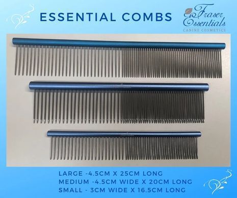 Fraser Essentials Essential Comb - Large Профессиональный большой металлический гребень для шерсти собак
