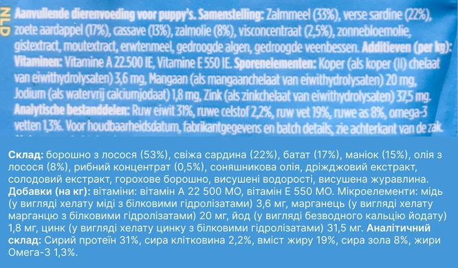 Натуральные лакомства для щенков 100% Печенье с Сардинами Fish4Dogs Training, 150 г
