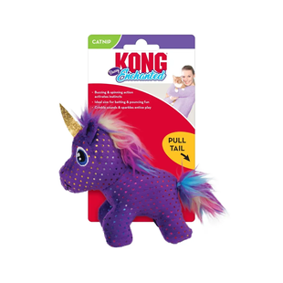 Kong Enchanted Buzzy Unicorn Игрушка единорог для кошек