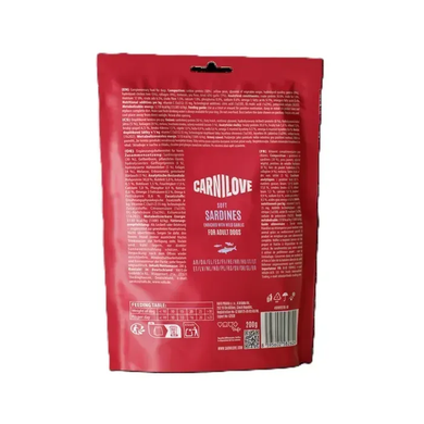Carnilove Soft Snack Sardines with Wild garlic Ласощі із сардинами і диким часником для собак, 200 г