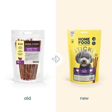 Home Food Ласощі для собак соломка з м&rsquo;яса індички + оливки, 80 г