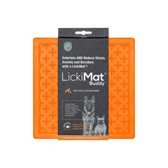LickiMat Buddy Килимок антистрес для вилизування для собак, м'яка основа, розмір 20*20 см