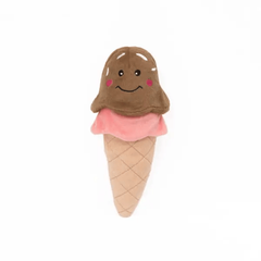 ZippyPaws NomNomz Ice Cream М'яка іграшка Морозиво з пищалкою для собак