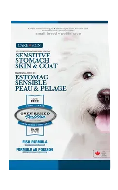 Oven-Baked Tradition Skin & Stomach Овен-Бейкед Сухой корм с рыбой для взрослых собак малых пород, 4,54 кг