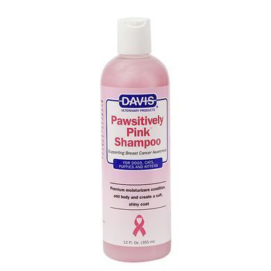 Davis Pawsitively Pink Шампунь зволожувальний для собак і котів, 355 мл