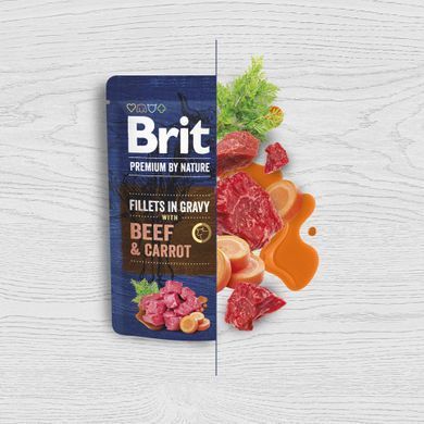 Brit Premium Fillets in Gravy Multipack Мультипак влажный корм филе в соусе для собак малых пород, 12 шт х 85 г